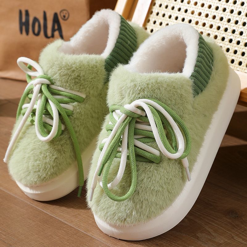 Sewing Cotton - Pantoufles stéréoscopiques à enveloppe complète, chaussures