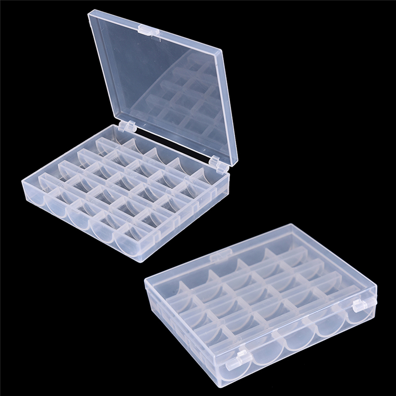 Bobbin Organizer Box - 25 bobines bobines vides étui organisateur