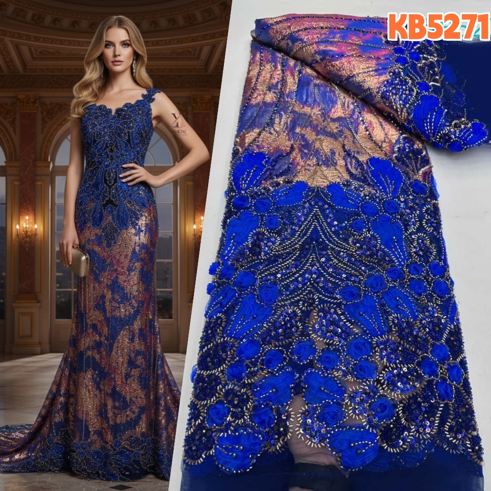 Sewing Velvet Fabric - Tissu nigérian en dentelle de velours,