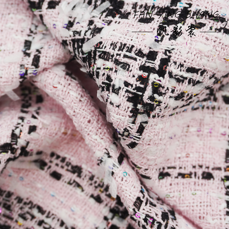 Tissu Tweed Rose Classique à G - Sewing Tweed avis et prix