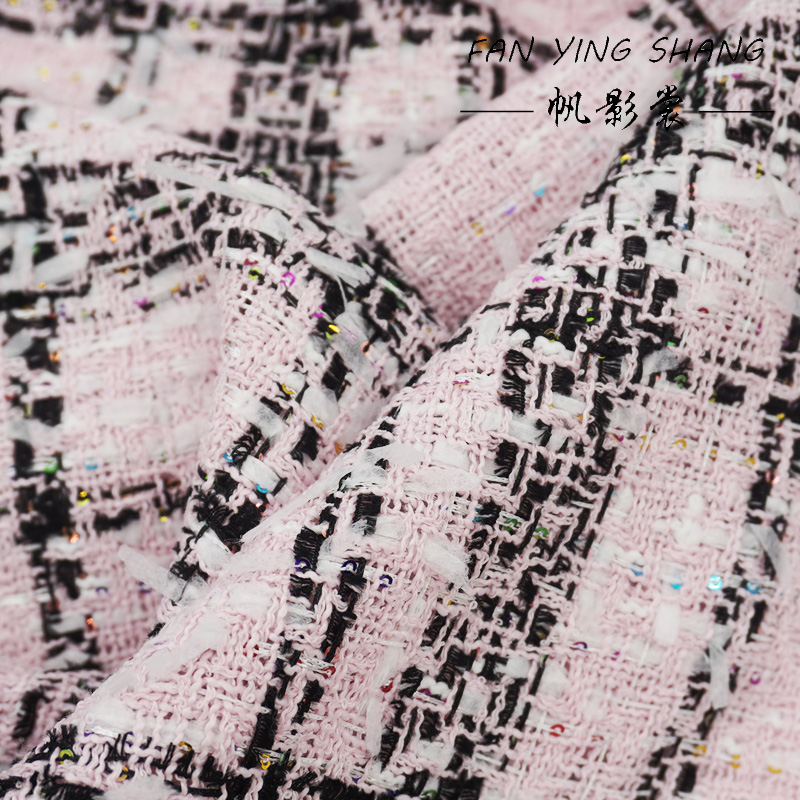 Tissu Tweed Rose Classique à G - Sewing Tweed avis et prix