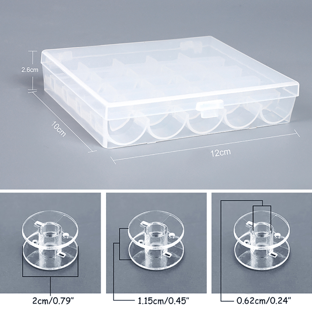 Bobines de fils en plastique p - Bobbin Organizer Box avis et prix
