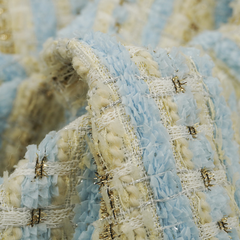 Tissu bouclé tweed à carreaux  - Sewing Tweed avis et prix