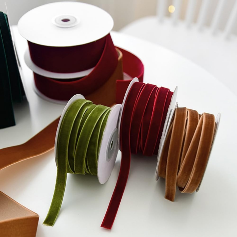 2 rouleaux de ruban en velours - Sewing Velvet Fabric avis et prix