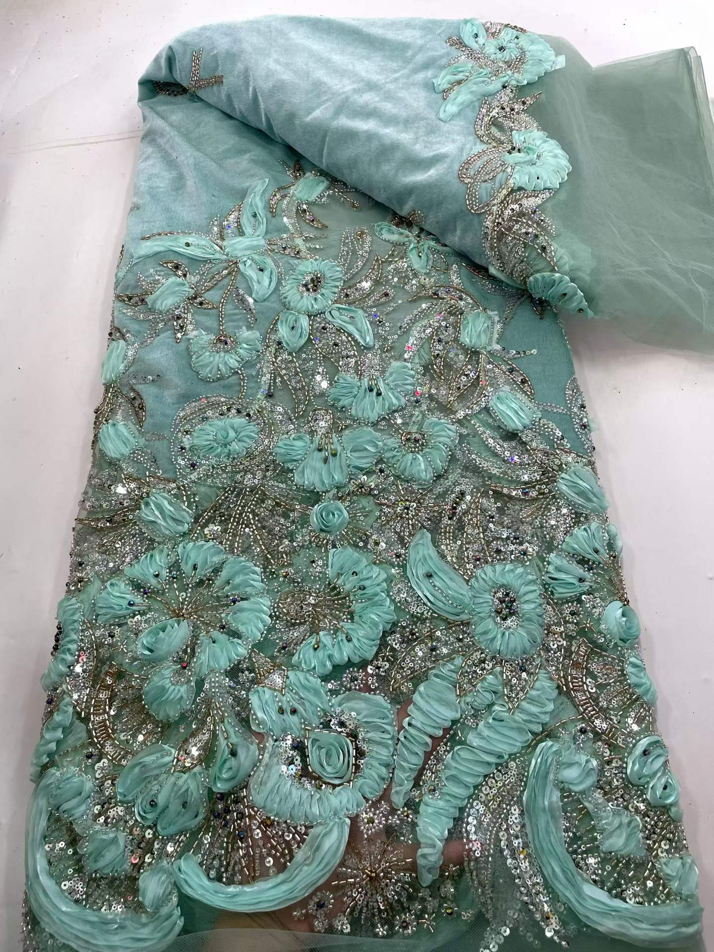 Tissu de dentelle en velours à - Sewing Velvet Fabric avis et prix