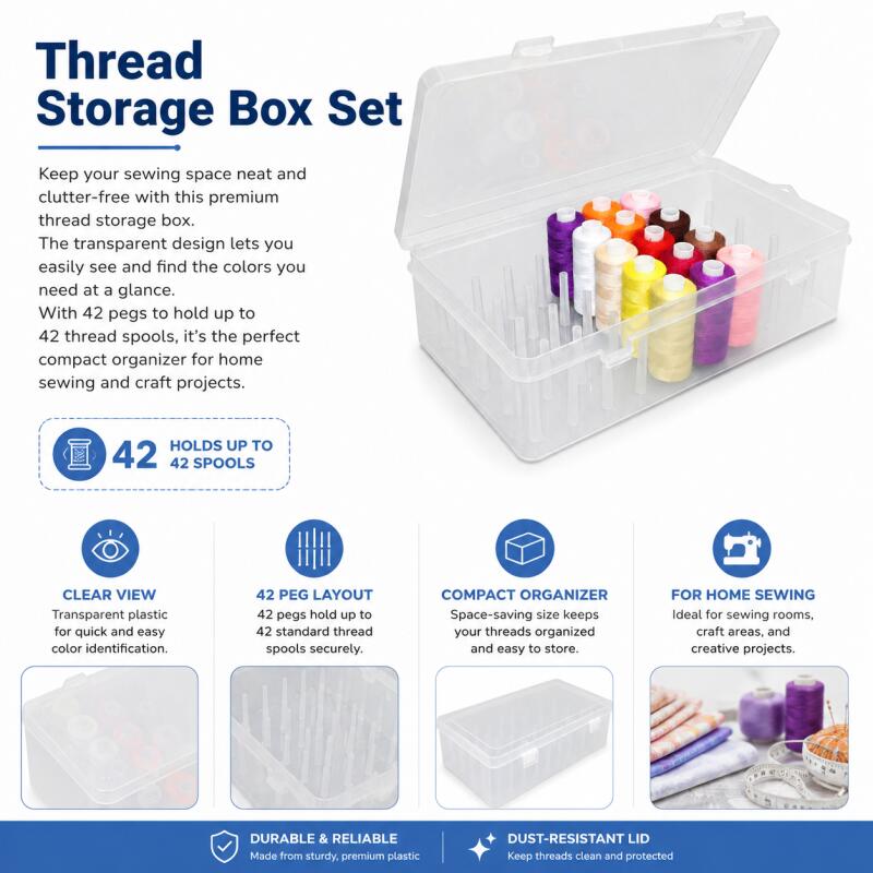 Boîte de rangement pour fil à  - Bobbin Organizer Box avis et prix