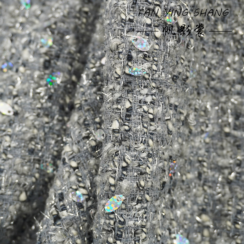 2025 mode gris paillettes lain - Sewing Tweed avis et prix